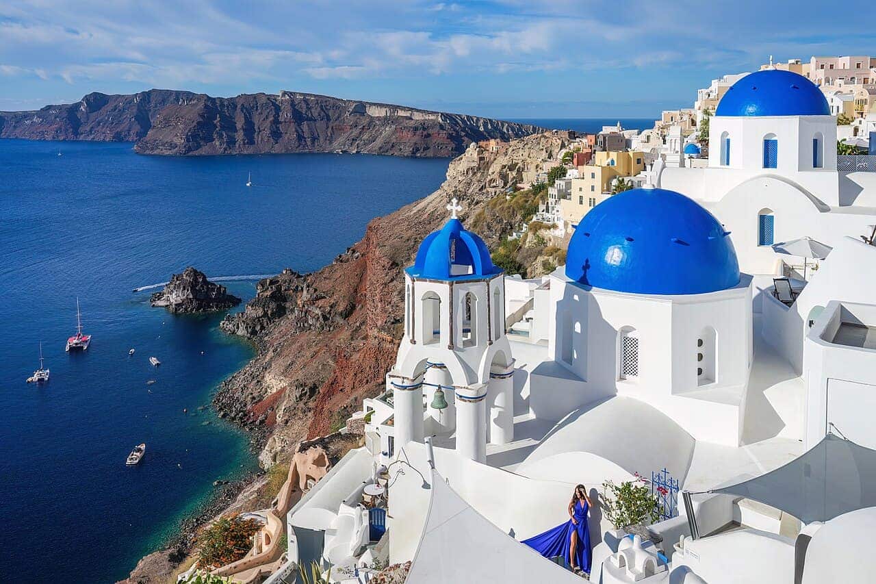 Europe travel scene