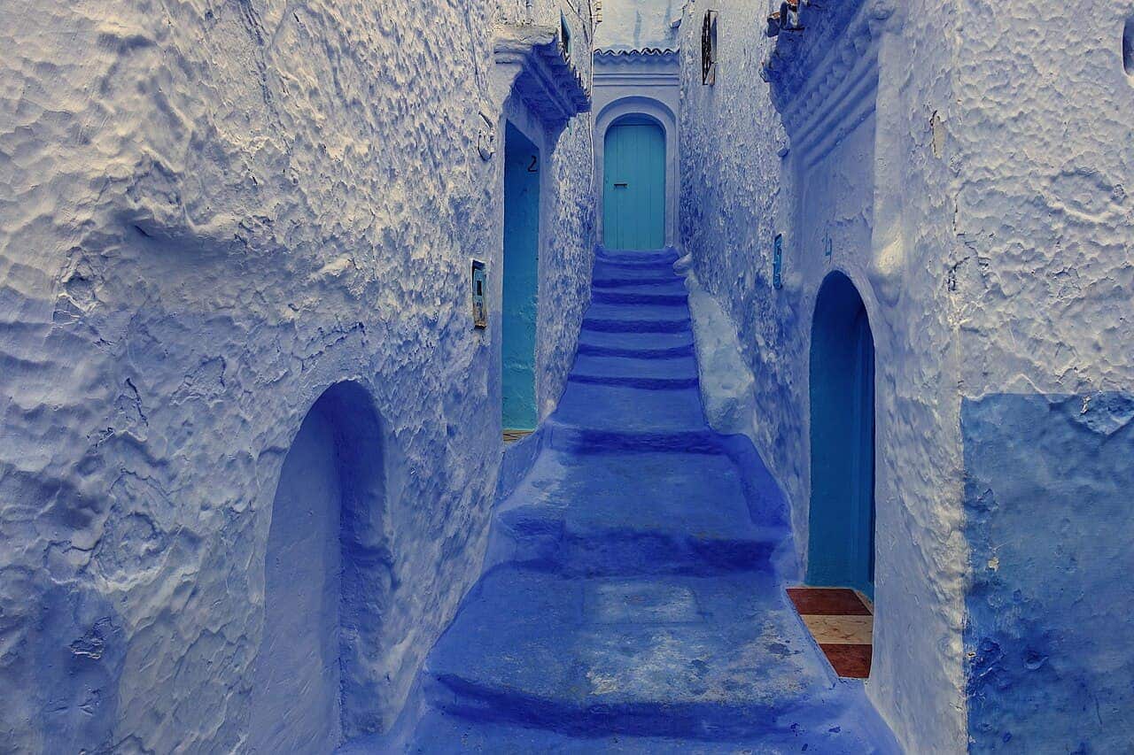 Morocco travel scene