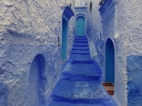 Morocco travel scene