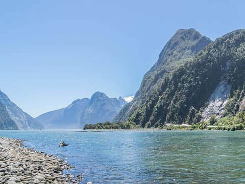 New Zealand travel scene
