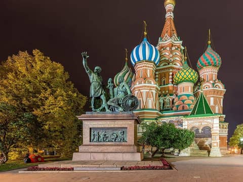 Russia travel scene